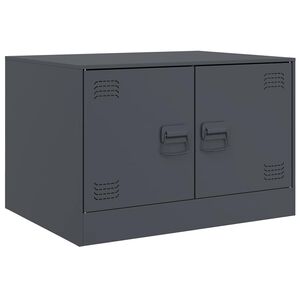 vidaXL Coffee Table Anthracite 67x50x44 cm Steel