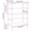 vidaXL Bookshelf Old Wood 60 x 29.5 x 81 cm Engineered Wood