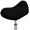 vidaXL Salon Spa Stool with Cushion Black 50 x 50 x (58.5-74.5) cm