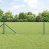 vidaXL Fence Post Green 25 x 0.8 m (13 mm mesh) Steel and PVC