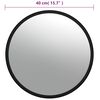 vidaXL Indoor Convex Traffic Mirror Black Ø40 cm Acrylic