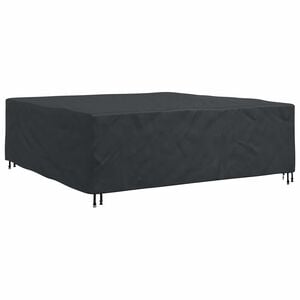 vidaXL Furniture Cover Plain Black 220 x 220 x 70 cm 600D