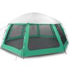 vidaXL Pool Tent with Removable Fly & Mesh Walls Sea Green 612x612 cm