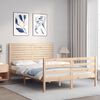 vidaXL Bed Frame without Mattress 140x200 cm Solid Wood