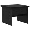 vidaXL Coffee Table Black Oak 55 x 54.5 x 45 cm Engineered wood
