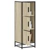 vidaXL Highboard Sonoma Oak 35.5x35x106.5 cm Engineered Wood and Metal