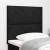 vidaXL Headboard Height Adjustable with Headboard Black 100 cm Velvet