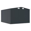 vidaXL Garden Shed 257x298x178 cm Metal Anthracite