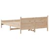 vidaXL Bed Frame without Mattress 120x190 cm Small Double Solid Wood Pine