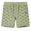 vidaXL Kids'Shorts with Drawstring Light Khaki 128