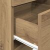 vidaXL Bedside Cabinets 2 pcs with 2 Drawers Artisan Oak 36x36x68 cm