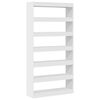 vidaXL Book Cabinet White 100 x 30 x 198 cm Engineered Wood