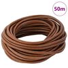 vidaXL Leather Cord Light Brown &Oslash;5 mm x 50 m Leather