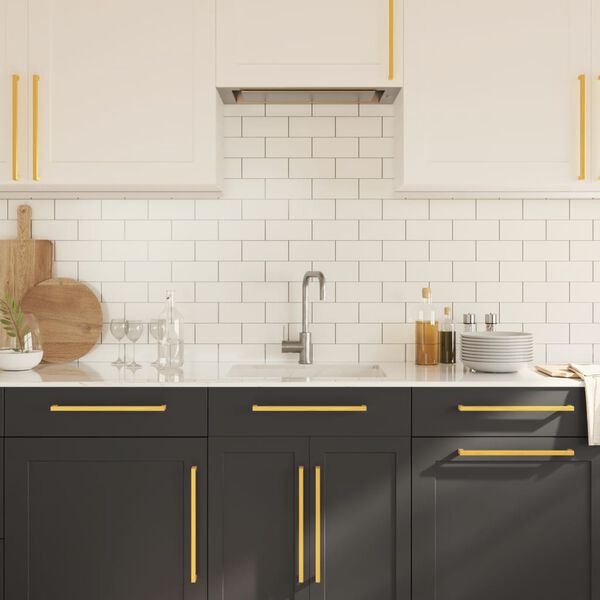 vidaXL Cabinet Handles 10 pcs Gold 320 mm Stainless Steel