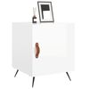 vidaXL Bedside Cabinets 2 pcs High Gloss White 40x40x50 cm Engineered Wood