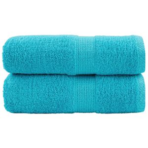 vidaXL Premium Wash Towels SOLUND 2 pcs Turquoise 30x30 cm 600 gsm