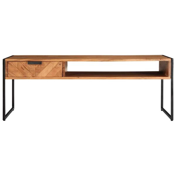 vidaXL Coffee Table 110x55x40 cm Solid Wood Acacia