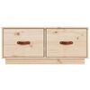 vidaXL TV Cabinet 80x34x35 cm Solid Wood Pine