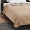 vidaXL Summer Duvet Taupe 220 x 200 cm Microfiber
