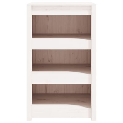 vidaXL Outdoor Kitchen Cabinet White 55x55x92 cm Solid Wood Pine