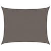 vidaXL Sunshade Sail 160 g/m&sup2; Anthracite 6x7 m HDPE