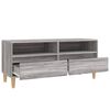 vidaXL TV Cabinet Grey Sonoma 100x34.5x44.5 cm Engineered Wood