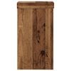 vidaXL Plant Stands 2 pcs Old Wood 10x10x18 cm Engineered Wood