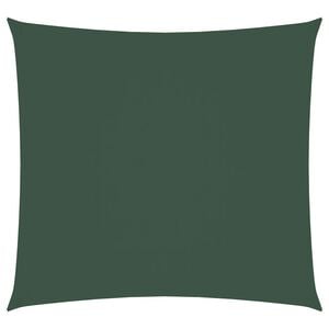 vidaXL Sunshade Sail Oxford Fabric Square 2x2 m Dark Green