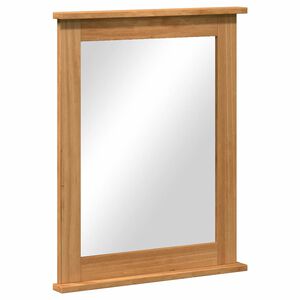 vidaXL Mirror VIGO Honey Brown 55.5 x 5 x 70 cm Solid pine wood