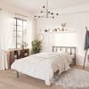 vidaXL Bed Frame without Mattress Grey Solid Wood 90x200 cm