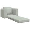 vidaXL Folding Sofa Bed Light Grey 98 x 71 x 83 cm Velvet