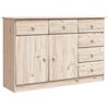 vidaXL Sideboard "ALTA" 112x35x73 cm Solid Wood Pine