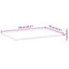 vidaXL Desk Top Untreated 120x70x2 cm Solid Wood Acacia