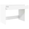 vidaXL Desk with Drawer White 100 x 50 x 78 cm Engineered Wood