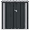 vidaXL Garden Storage Box Black 101.5 x 57 x 100.5 cm Steel