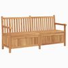 vidaXL Bench with Storage Brown 180 x 60 x 90 cm Solid Teak Wood