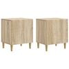vidaXL Bedside Cabinet 2 pcs Sonoma Oak 43 x 34.5 x 50 cm