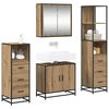 vidaXL Bathroom Furniture Set 4 pcs Artisan oak Engineered wood