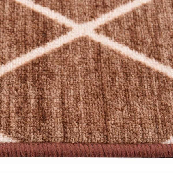 vidaXL Carpet Runner Dark Brown 80x600 cm