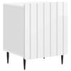 vidaXL Bedside Cabinet High Gloss White 43 x 34.5 x 52 cm