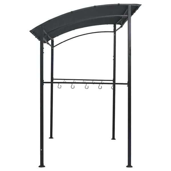 vidaXL BBQ Gazebo 215x150x220 cm Anthracite Steel