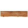 vidaXL Table Top 140x30x3.8 cm Rectangular Solid Wood Acacia Live Edge