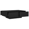vidaXL Coffee Table Black 90x60x31 cm Engineered Wood