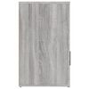 vidaXL Bedside Cabinet Grey Sonoma 50x36x60 cm Engineered Wood