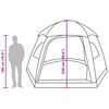 vidaXL Family Tent Igloo 6-Person Blue Waterproof