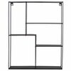 House Nordic Shelf Mons Steel Black