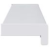 vidaXL Window Sill White 60 x 10 x 4.5 cm PVC