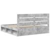 vidaXL Bed Frame with Headboard Concerte 180 x 200 cm Solid Pine Wood