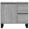 vidaXL Bathroom Cabinet Grey Sonoma 65x33x60 cm Engineered Wood