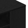 vidaXL TV Cabinet Black Oak 100 x 30 x 26.5 cm Engineered Wood